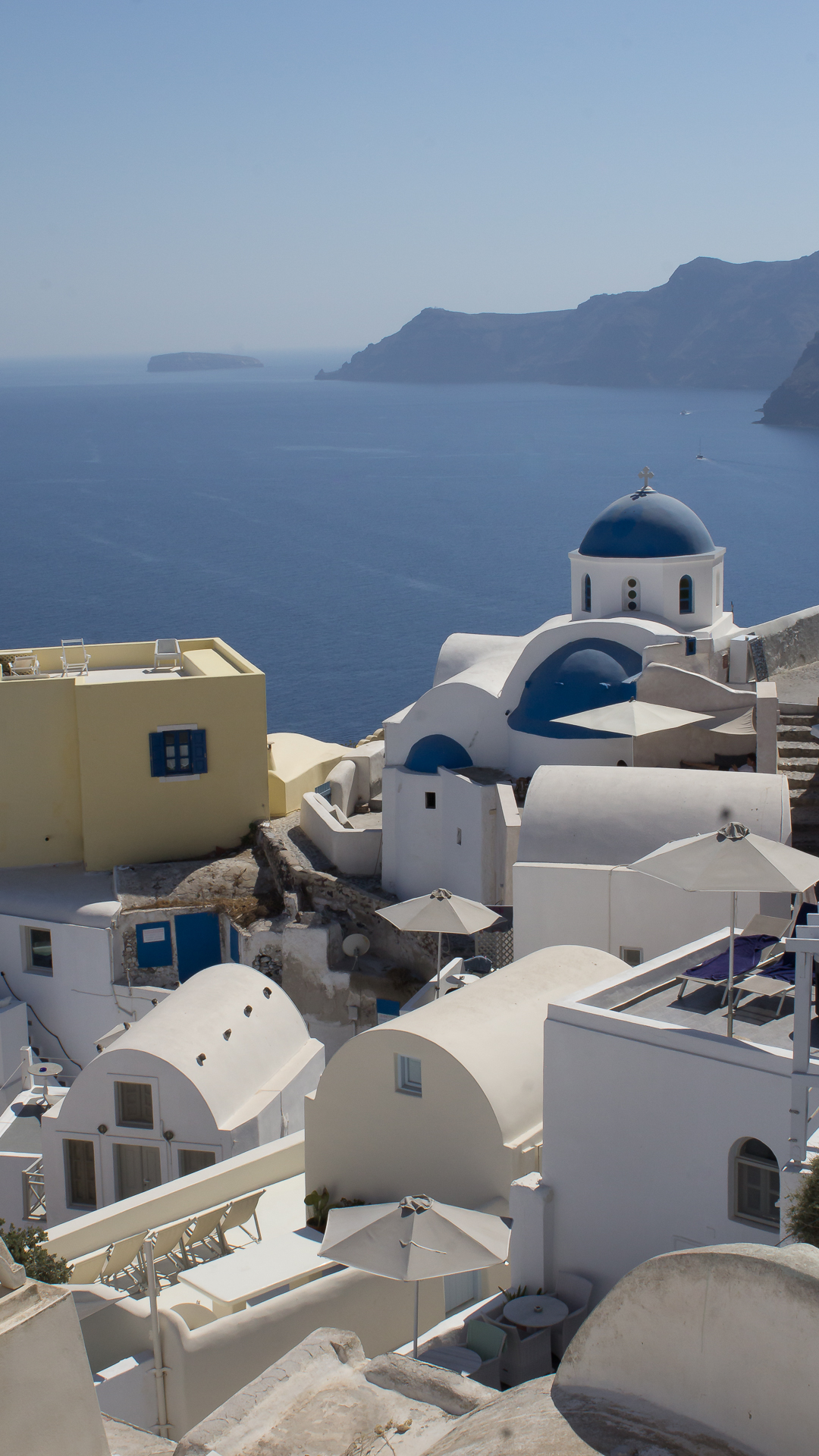 Santorini — before
